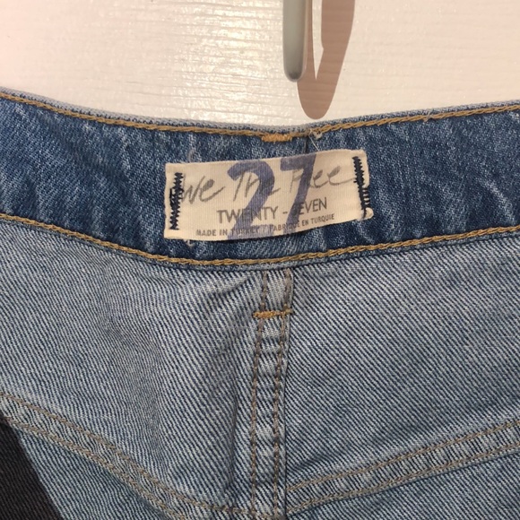 Free People Denim Mini Skirt - Picture 2 of 3